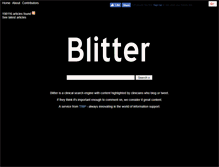 Tablet Screenshot of blitter.tripdatabase.com